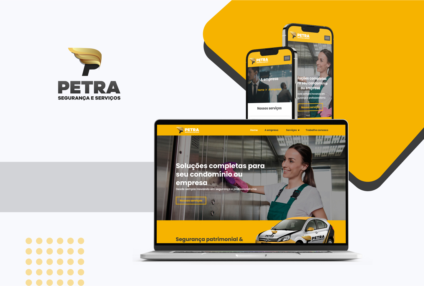Petra - Criação de website responsivo